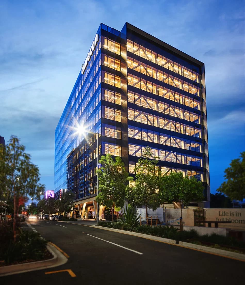 Modern facade with premium window and door systems